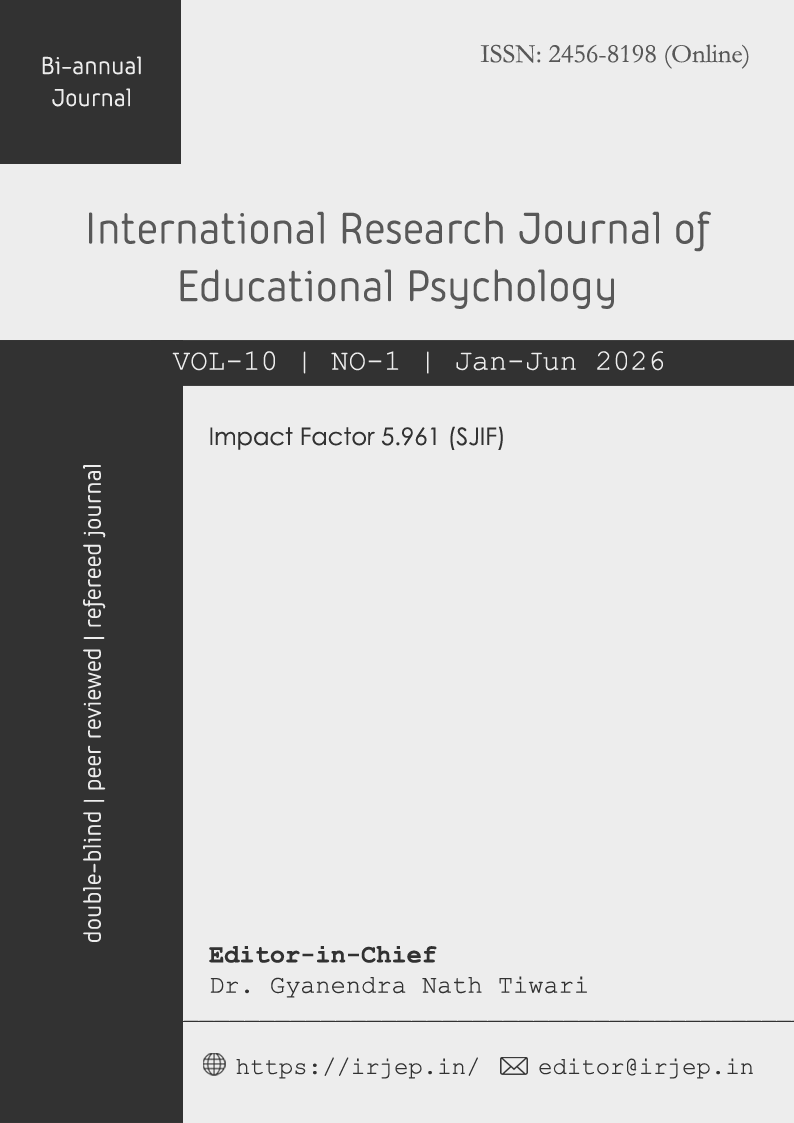 					View Vol. 10 No. 1 (2026): IRJEP JAN-JUN 2026
				